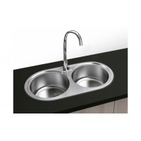 Bancas de Cozinha |Encastrar |Banca Encastrar PARIS 840 x 440 Inox Ref: MB07441500